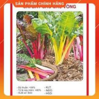 HẠT GIỐNG CẢI BẨY SẮC CẦU VỒNG GÓI 25/30 HẠT