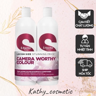 Bộ dầu gội xả tigi trắng tigi s factor volume cao cấp mới hàng anh