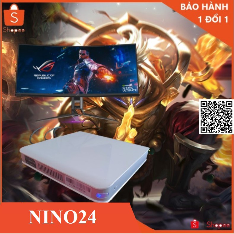 475 Máy tính pc gamming mini cấu hình mạnh - Máy tính để bàn nhỏ gọn tiện lợi - Ram 4GB - SSD 120GB - chip 4 nhân