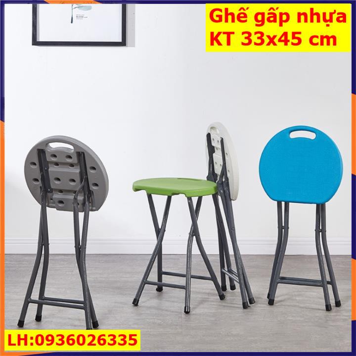 Ghế nhựa gấp gọn, ghế làm việc gấp tiện dụng