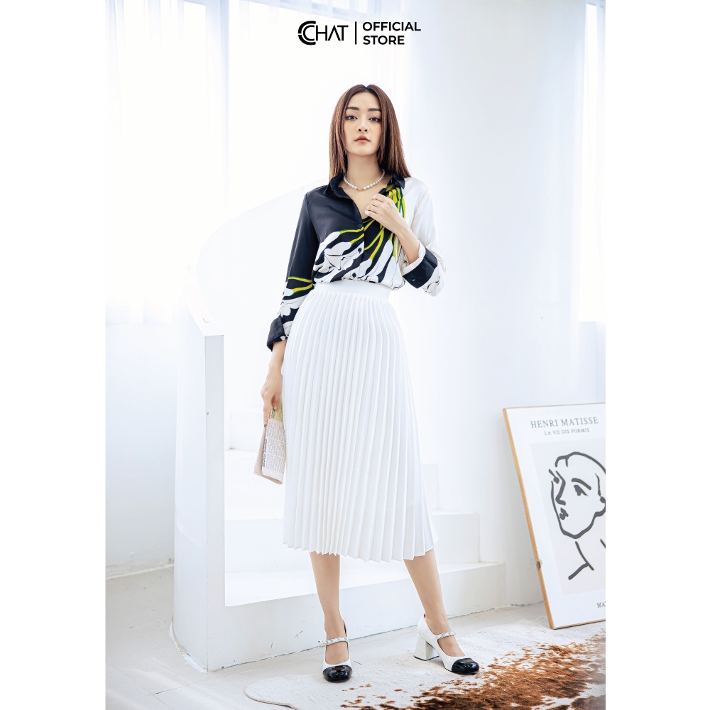 Chân váy dập ly quạt CCHAT | BigBuy360 - bigbuy360.vn