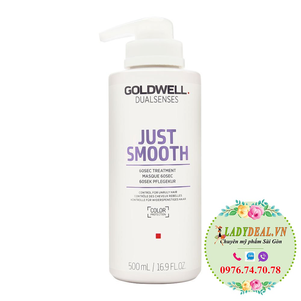 HẤP DẦU GOLDWELL SMOOTH SUÔN MƯỢT 60S 500ML