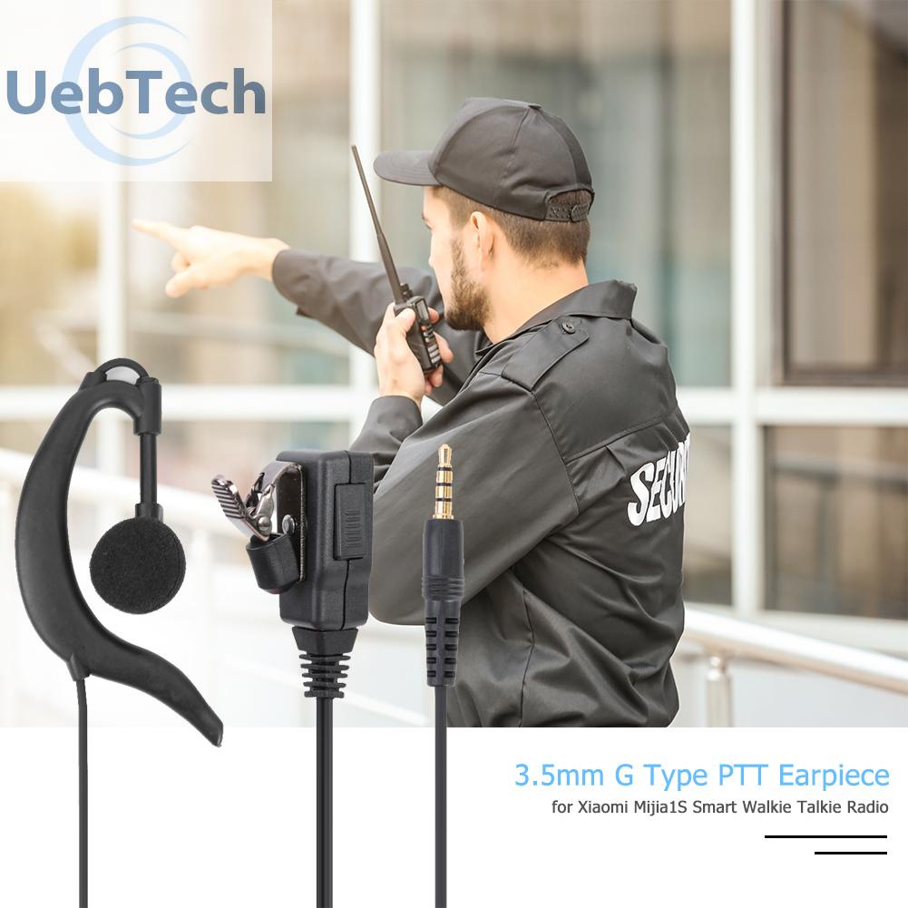 Tai nghe chữ G Uebtech 3.5mm cho bộ đàm Xiaomi Mijia1S