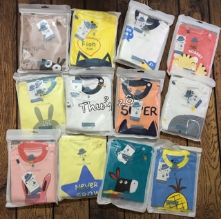 Bộ cotton 13 mẫu cho bé