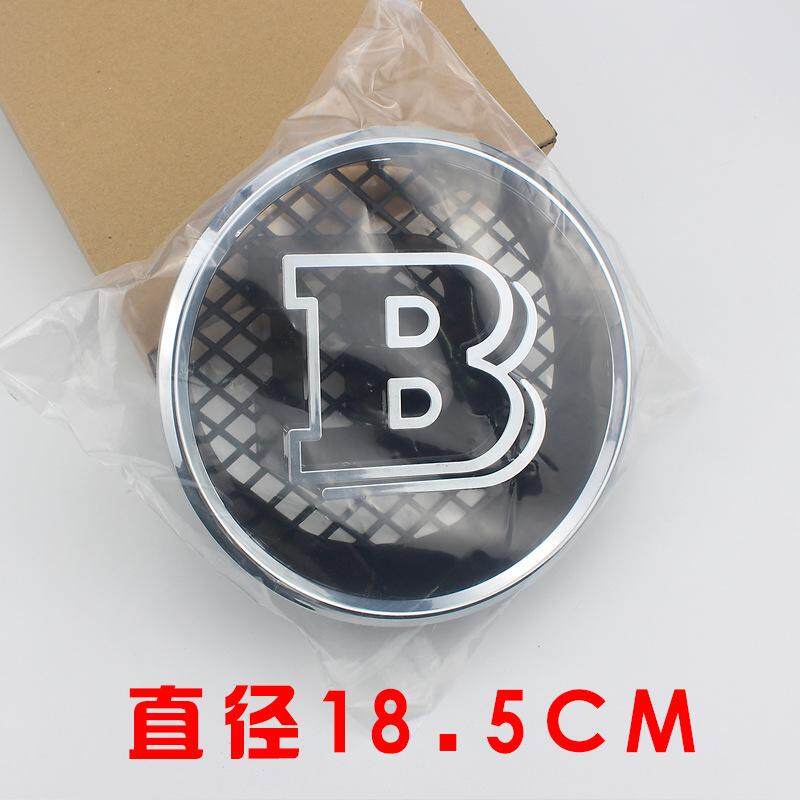 Logo 185mm Gắn Phía Trước Xe Hơi BRABUS Mercedes Benz G class W463 G500 G350 G63 G65 Đen
