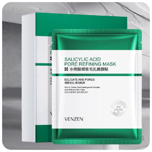 Mặt nạ Venzen hoạt chất acid salicylic thu nhỏ lỗ chân lông | BigBuy360 - bigbuy360.vn