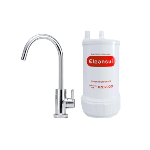Máy Lọc Nước Mitsubishi Cleansui EU101 - Thiết Bị Dưới Bồn Rửa, Kích Thước 217x105 mm, Công Suất 8000L