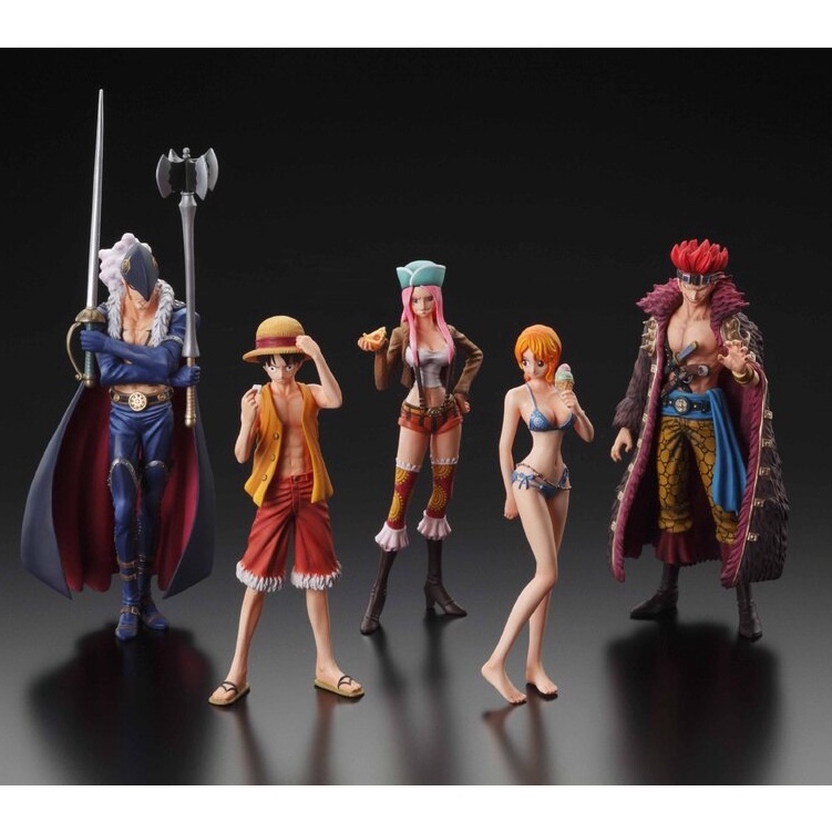[OP1] Mô hình Chính Hãng One piece - Set (Luffy, Xdrake, Bonney, Kid, Nami) - Super Styling Voyage t