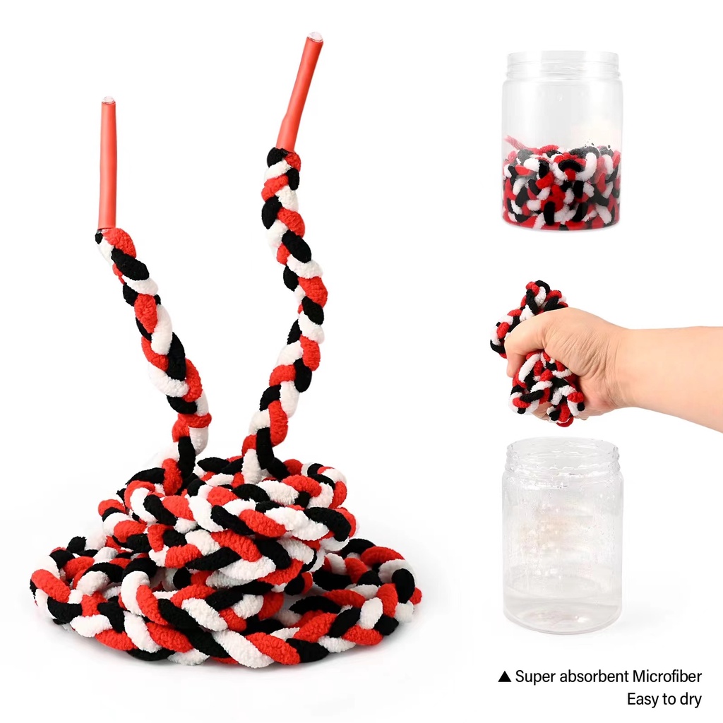 Dây Thừng 300cm Thấm Nước Sợi Nhỏ Làm Sạch Kính Chắn Gió Sau Xe Hơi / Nhà Cửa