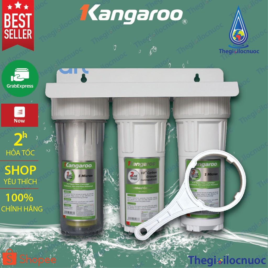 Bộ cốc lọc 123 Kangaroo 10inch