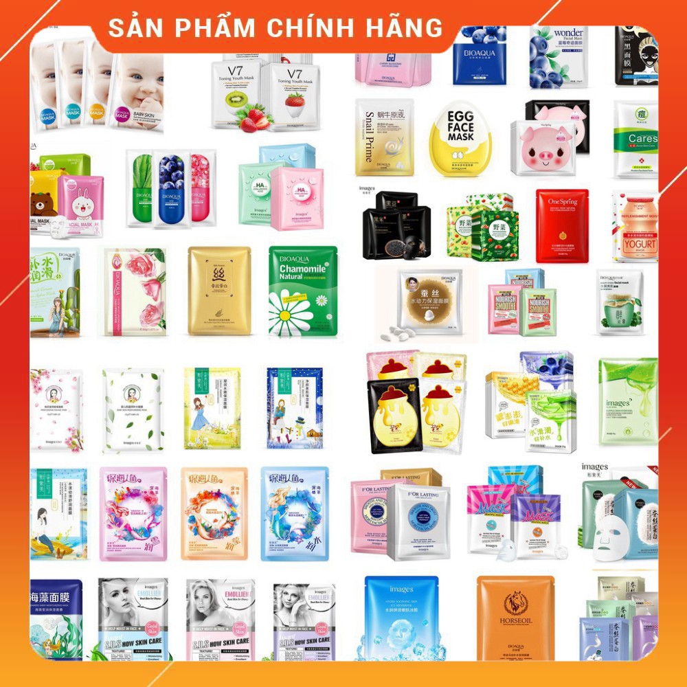 Set 20 mặt nạ Trung - mix các loại