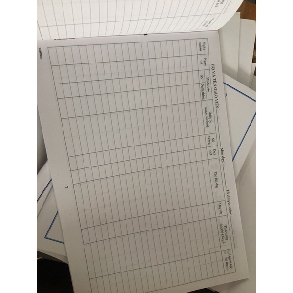 Sổ Mượn Thiết Bị Giáo Dục