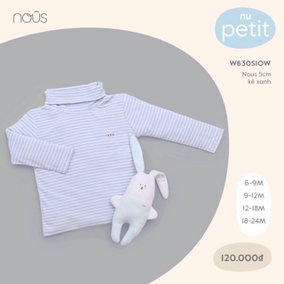 Áo giữ nhiệt cổ 5cm kẻ xanh new 2021