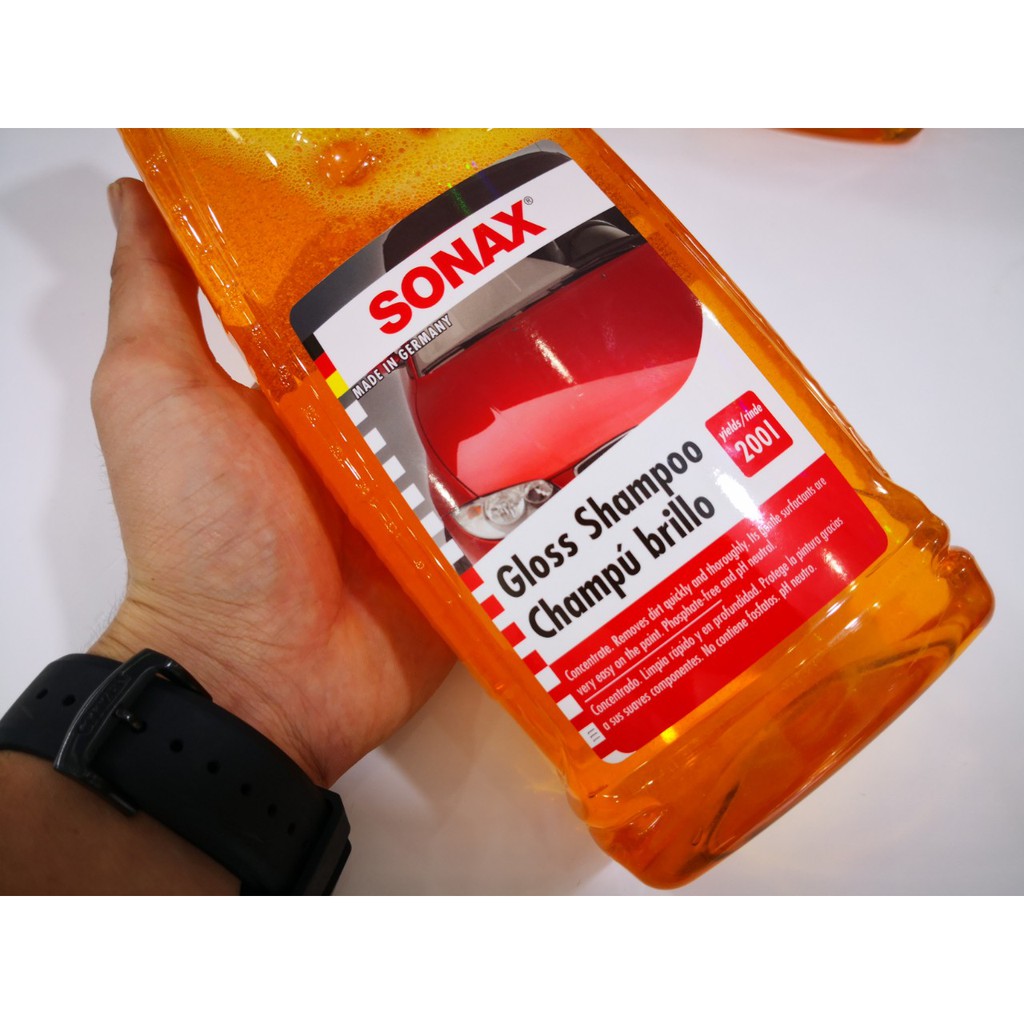 Nước Rửa Xe Đậm Đặc Sonax Gloss Shampoo 1000ml