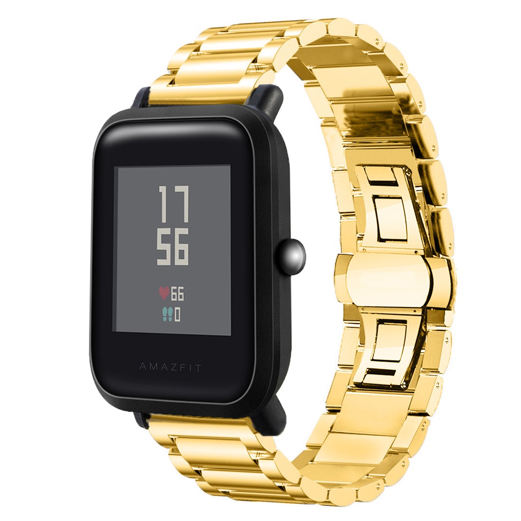 Dây Đeo Inox Cho Đồng Hồ Thông Minh Xiaomi Huami Amazfit Bip Bit Pace Lite Youth