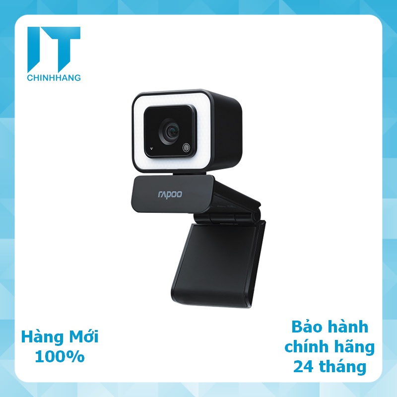 Webcam Rapoo C270L FullHD (1920 x 1080p), 105 độ, Led trợ sáng - Hàng chính hãng