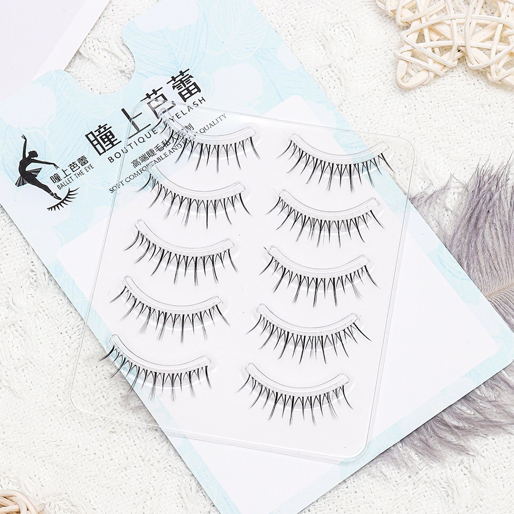 Set 5 cặp lông mi giả 3D FOREVERLILY mềm mịn được làm thủ công