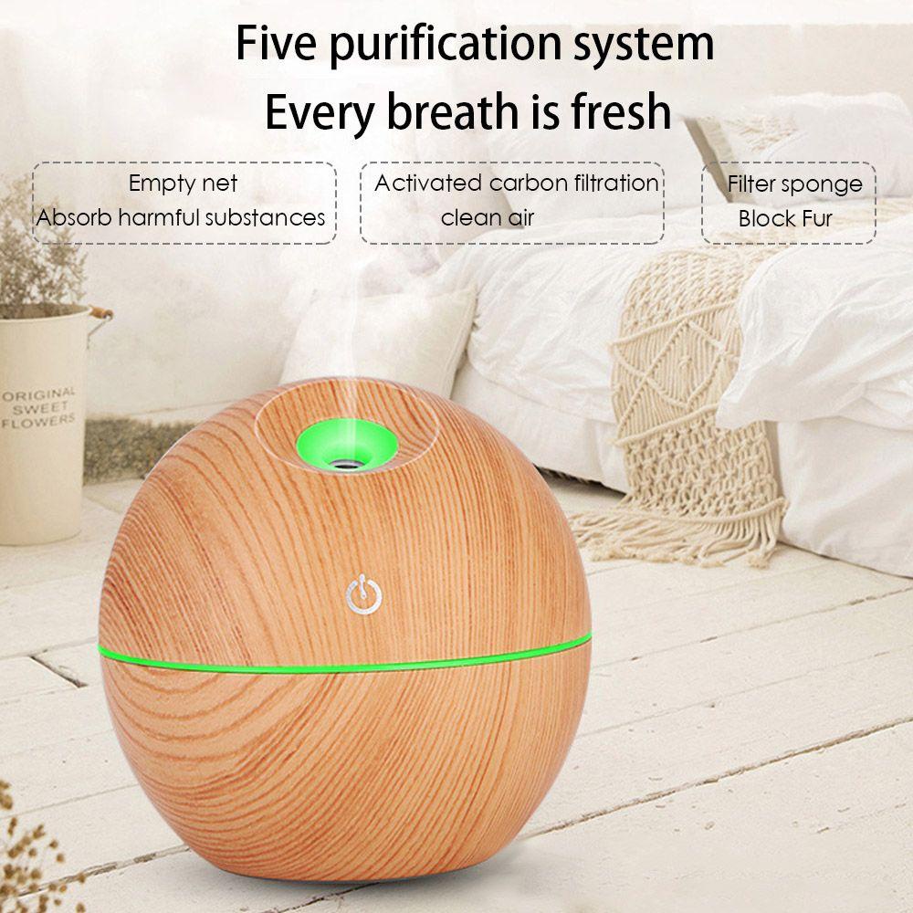 Máy Tạo Độ Ẩm Không Khí LONTIME Mini Sạc USB ​ Máy khuếch tán tinh dầu Tinh Dầu