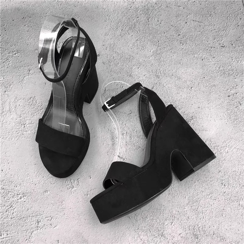 🌹 ORDER ✅ Giày quai ngang đế đúp 10cm 34-39