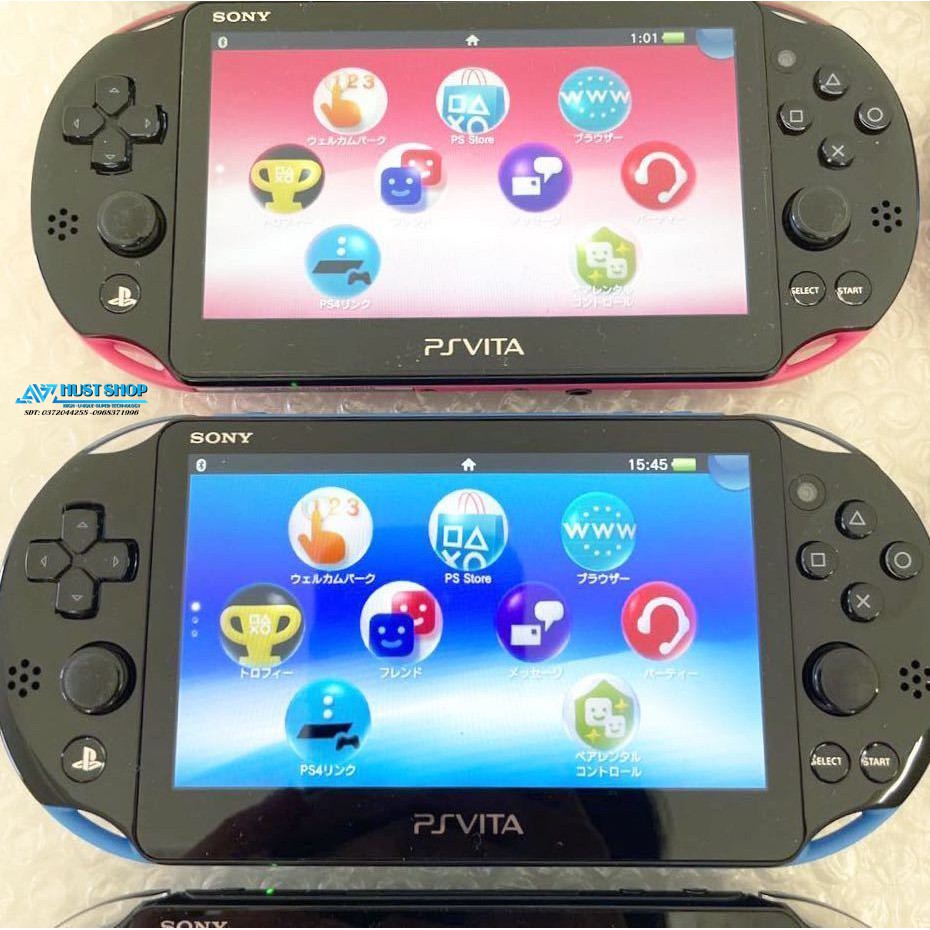 Máy Chơi Game PS Vita 1000/2000 (Kho Game 5000+) Chơi PSvita/PSP/PS1... Đầy Đủ Phụ Kiện [CHÍNH HÃNG]