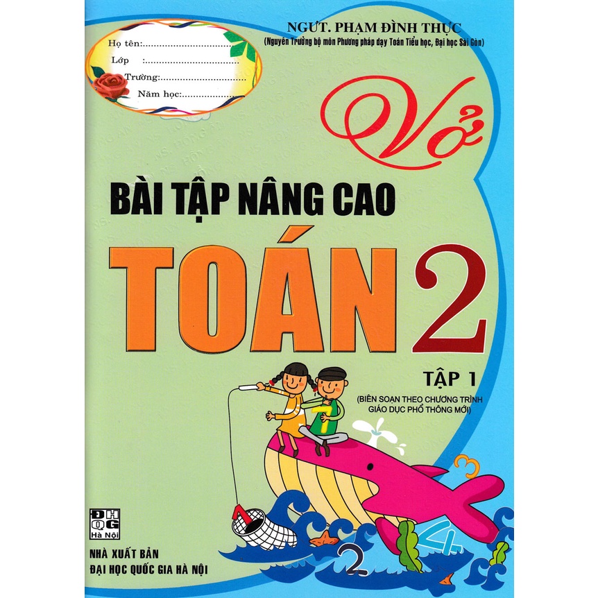 Sách - Combo Vở Bài Tập Nâng Cao Toán 2 - Tập 1+2 (Theo Chương Trình Giáo Dục Phổ Thông Mới)