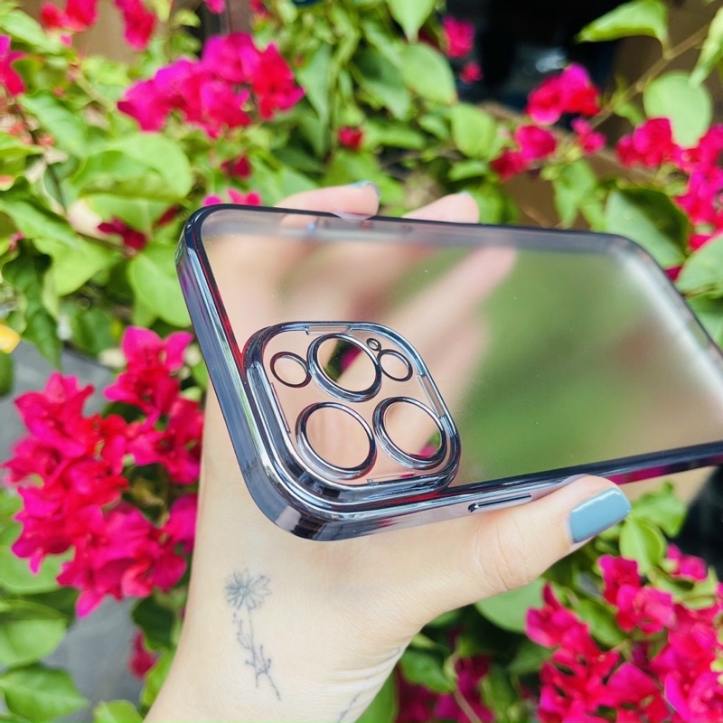 Ốp lưng Sulada nhám viền màu bảo vệ cụm và mắt camera cho iPhone 13, 13 Pro, 13 Pro Max , 12 Pro Max chống Vân tay