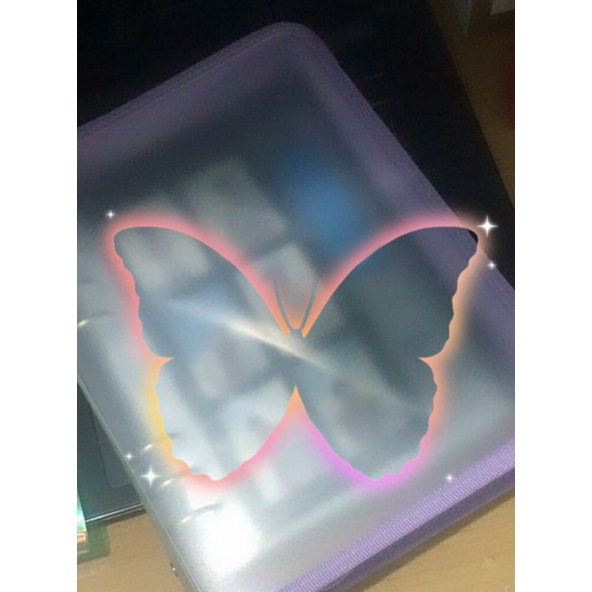 BINDER BÌA KHÓA KÉO A5 6 CÒNG MÀU TÍM HÃNG YUDAENG HÀN QUỐC