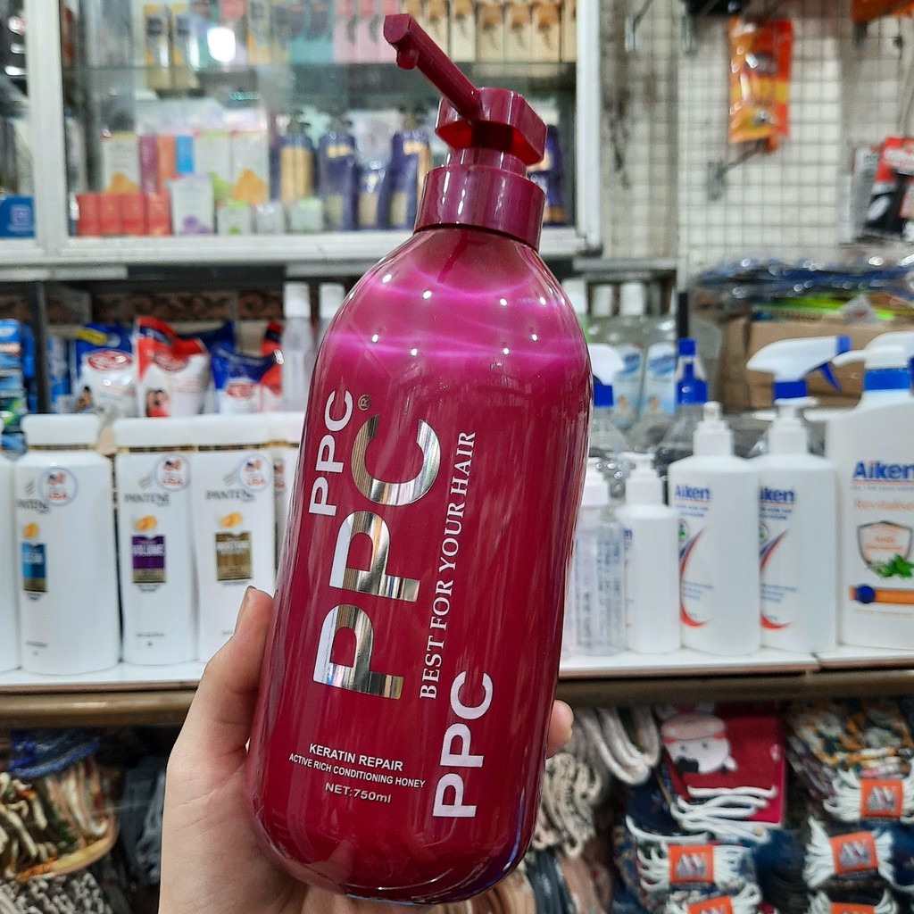 KERATIN PPC REPAIR CHÍNH HÃNG HẤP Ủ PHỤC HỒI TÓC HƯ TỔN 750ML - ĐỎ