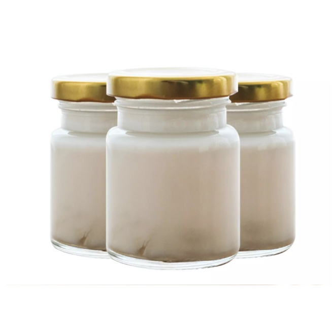 Bộ 12 hũ thủy tinh đựng yến, tinh bột, dầu dừa, gia vị 70ML