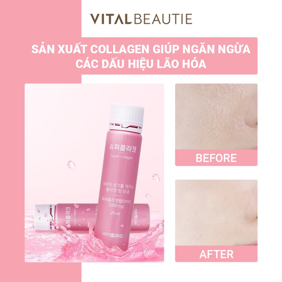 Nước uống Collagen đẹp da  Hàn quốc VB Program Shuper Collagen 3000mg, hàng chính hãng