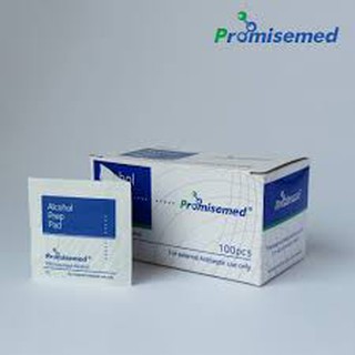 (hộp 100 miếng) Bông Tẩm Cồn Tiệt Trùng (Alcohol Pads)