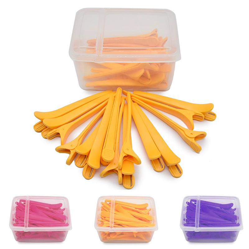 Set 30 kẹp tóc mỏ vịt 3 màu sắc dành cho salon làm đẹp