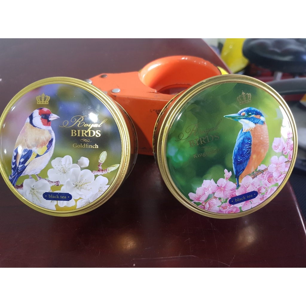 [Hàng Ngoại Có Tem Chống Giả]  đen richard royal birds hộp thiếc 40Gr - Hảo hạng &amp; Sang trọng