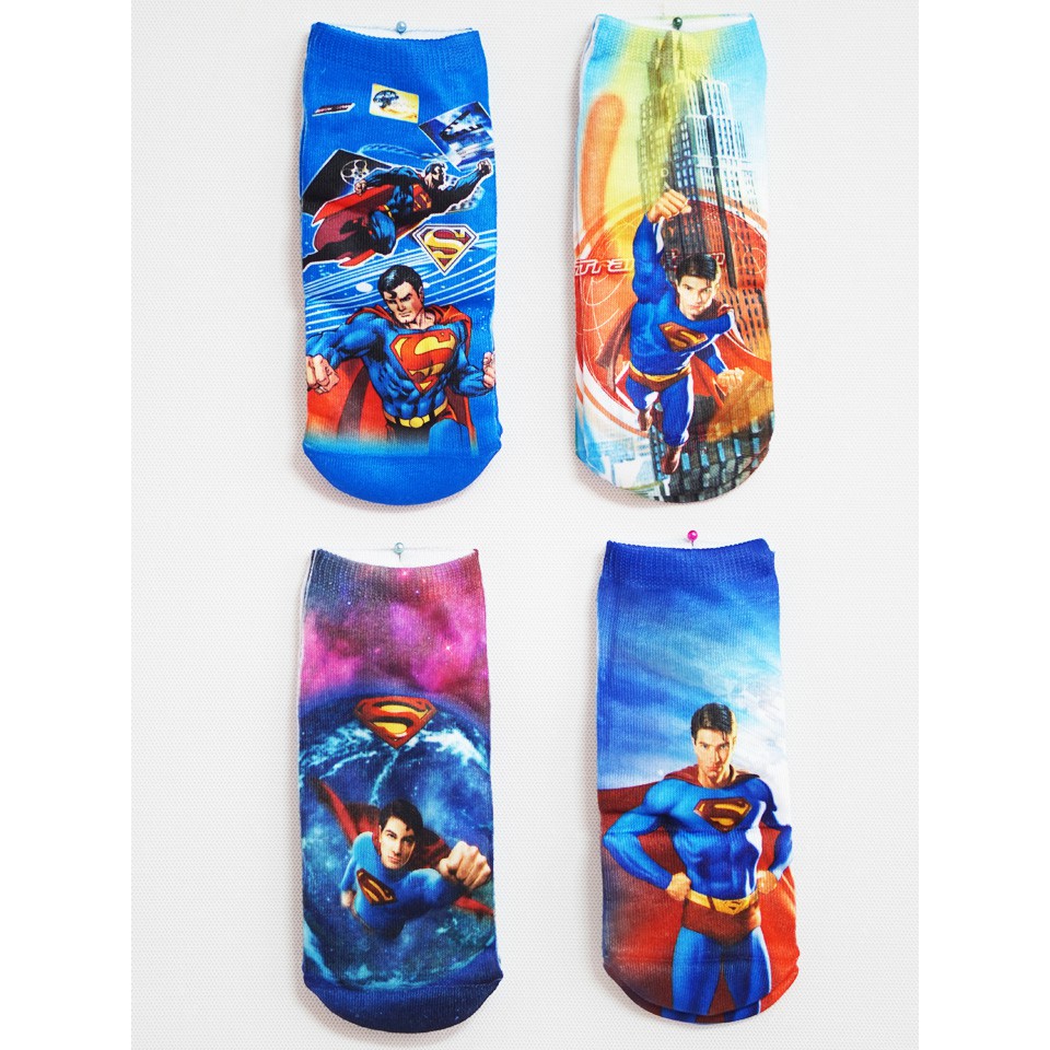 Set 2 đôi vớ hoạt hình siêu nhân