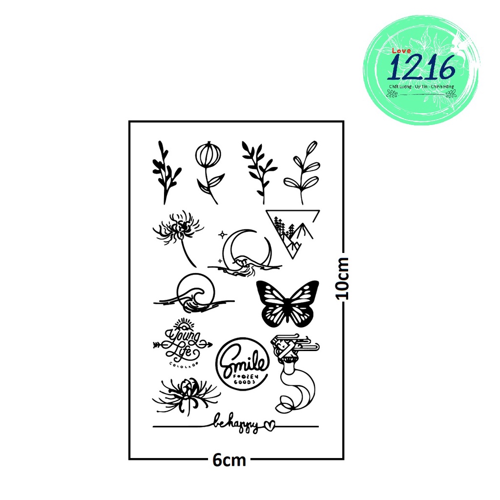 Hình Xăm Kéo Dài Đến 15 Ngày; Dán Chống Nước, Tạm Thời