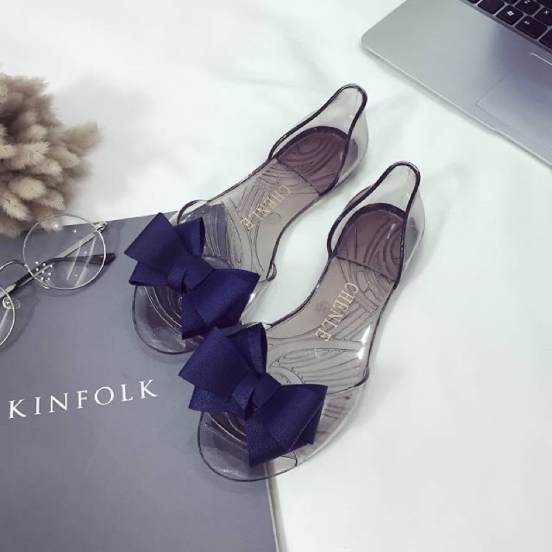 Sandal bệt nhựa thơm nữ đi mưa chống hôi chân