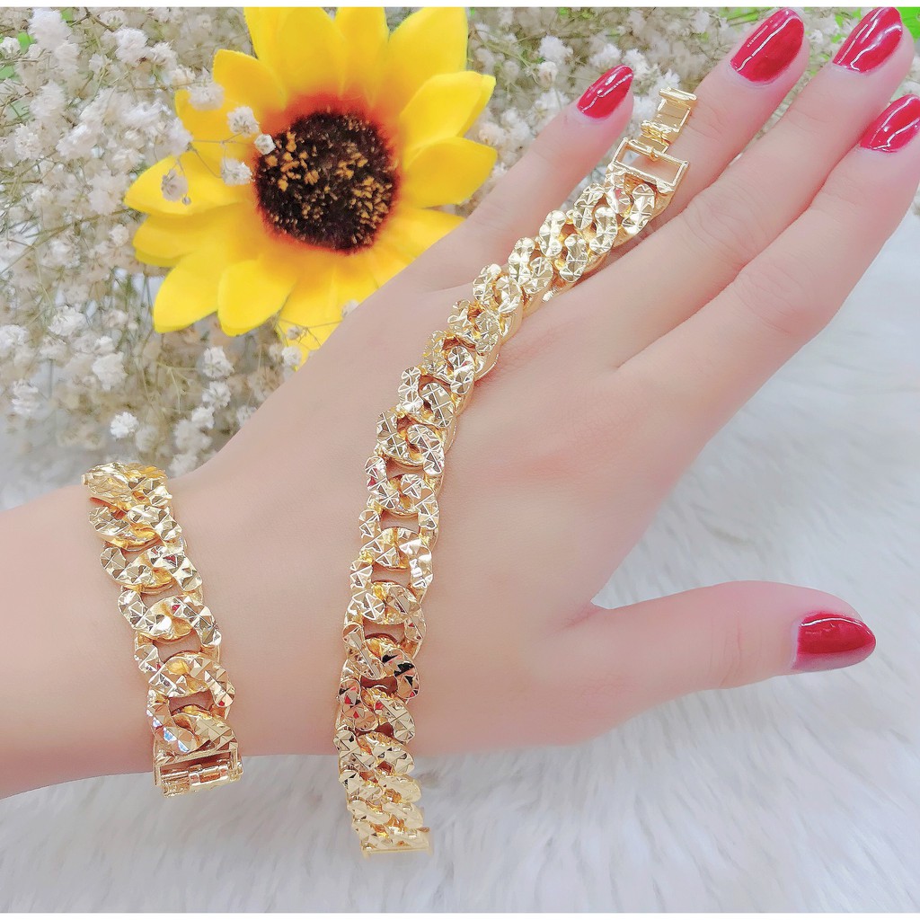 Lắc Tay Nữ  Mạ Vàng 18K Mẫu 060.0505 - Bao Đổi Tra Trong Vòng 07 Ngày , trang sức nữ