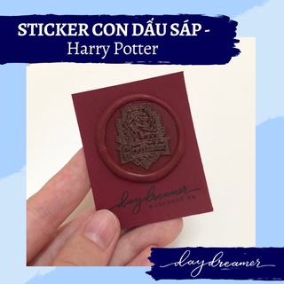 Sticker con dấu sáp Harry Potter tự dính - Con dấu sáp nung chảy