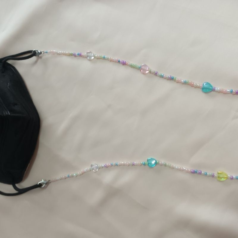 Dây đeo khẩu trang chống rớt hình tim kiểu hàn tiện lợi thời trang