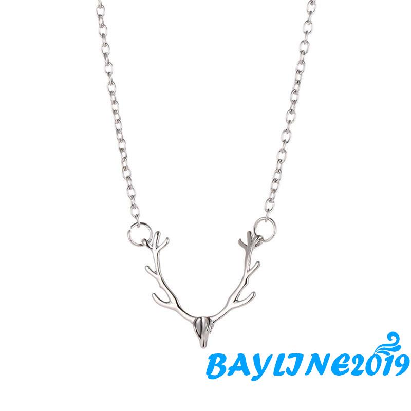 Vòng cổ mặt hình tuần lộc phong cách giáng sinh thời trang cho nữ