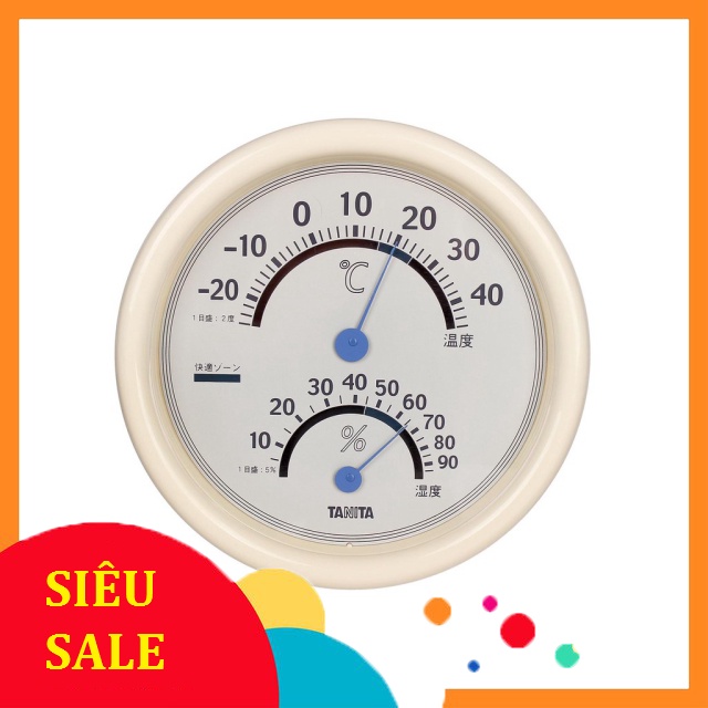 Đồng hồ cơ đo nhiệt độ và độ ẩm Nhật Bản Tanita - Chính hãng