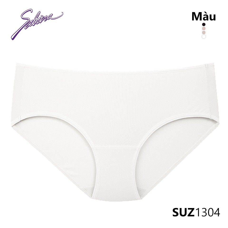 Quần Lót Lưng Cao Vừa Cạp Cao Màu Trơn Panty Zone By Sabina SUZ1304