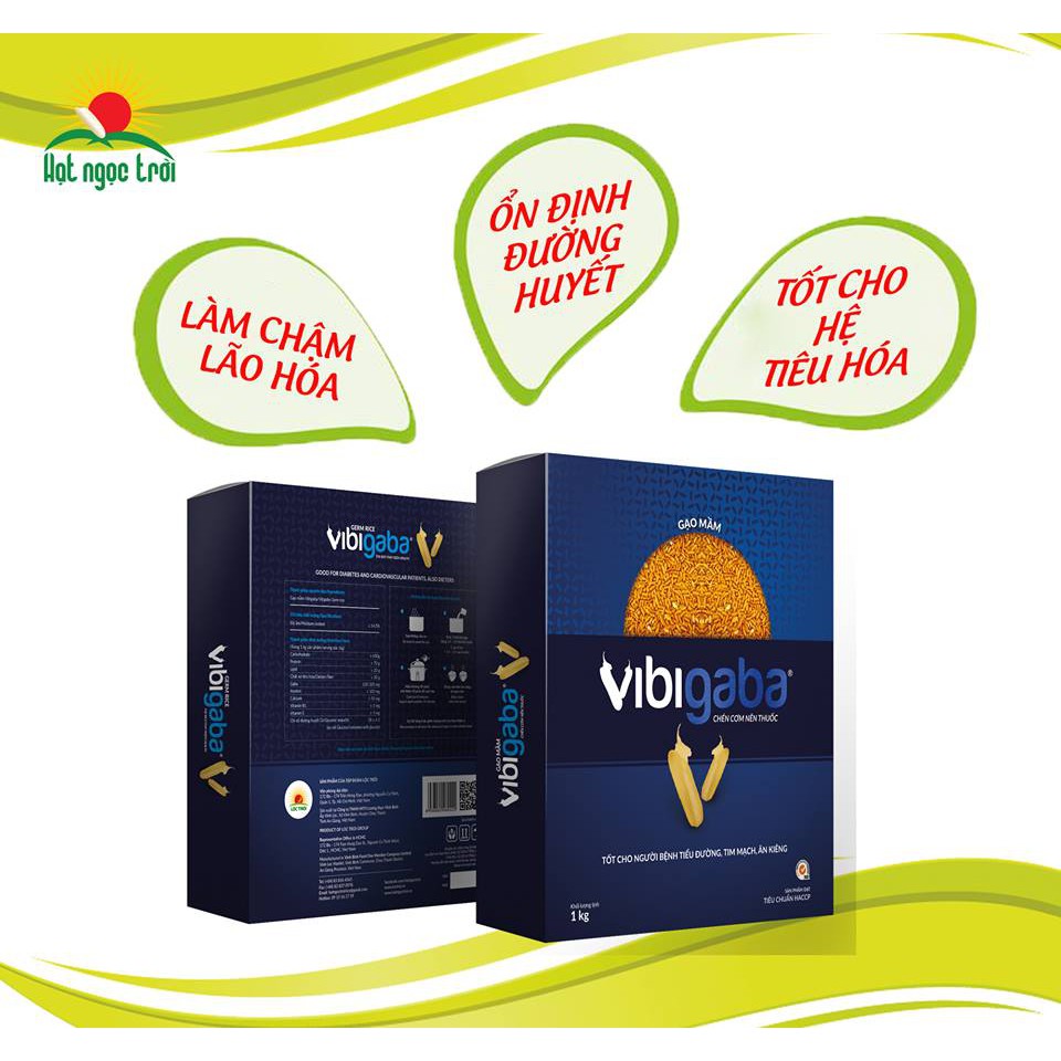 Gạo Mầm Vibigaba 1Kg - Bảo vệ sức khỏe | BigBuy360 - bigbuy360.vn