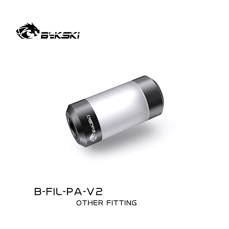 Bykski Đầu Nối Ống Nước b-pa-v2 g1 / 4 Bằng Kim Loại + acrylic Chuyên Dụng