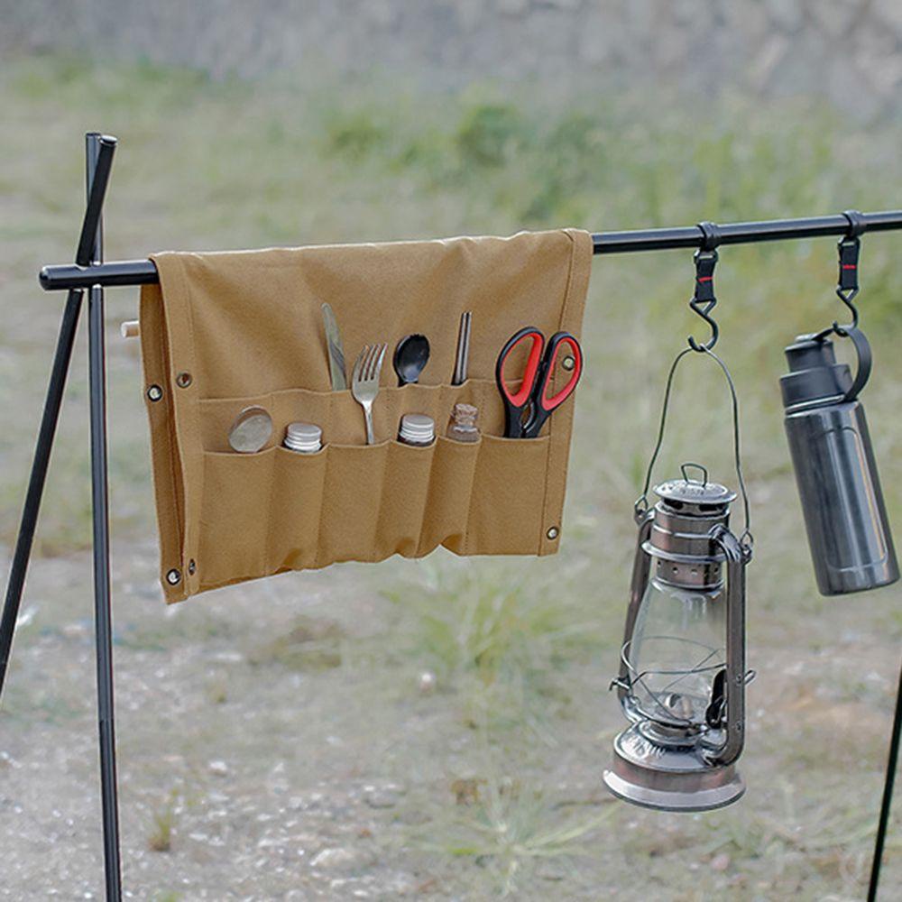 IVORY Túi Đựng Dụng Cụ Ăn Uống Cỡ Lớn Chống Thấm Nước Tiện Dụng Giá Đỡ