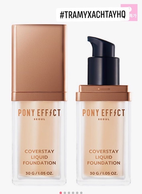 Kem nền PONY EFFECT COVERSTAY LIQUID FOUNDATION