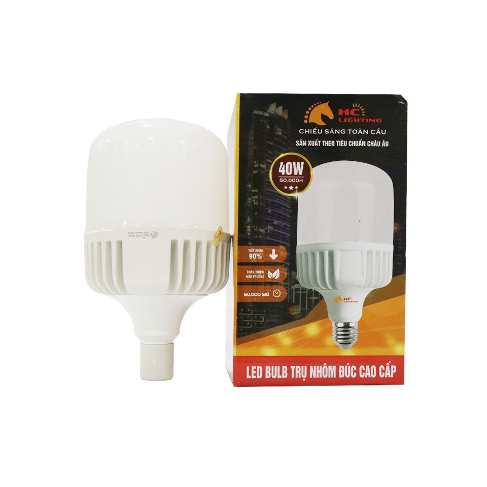 Đèn LED Bulb trụ nhôm Promax 20w Bóng đèn led Siêu Tiết kiệm điện Ánh sáng trắng bảo hành 1 năm