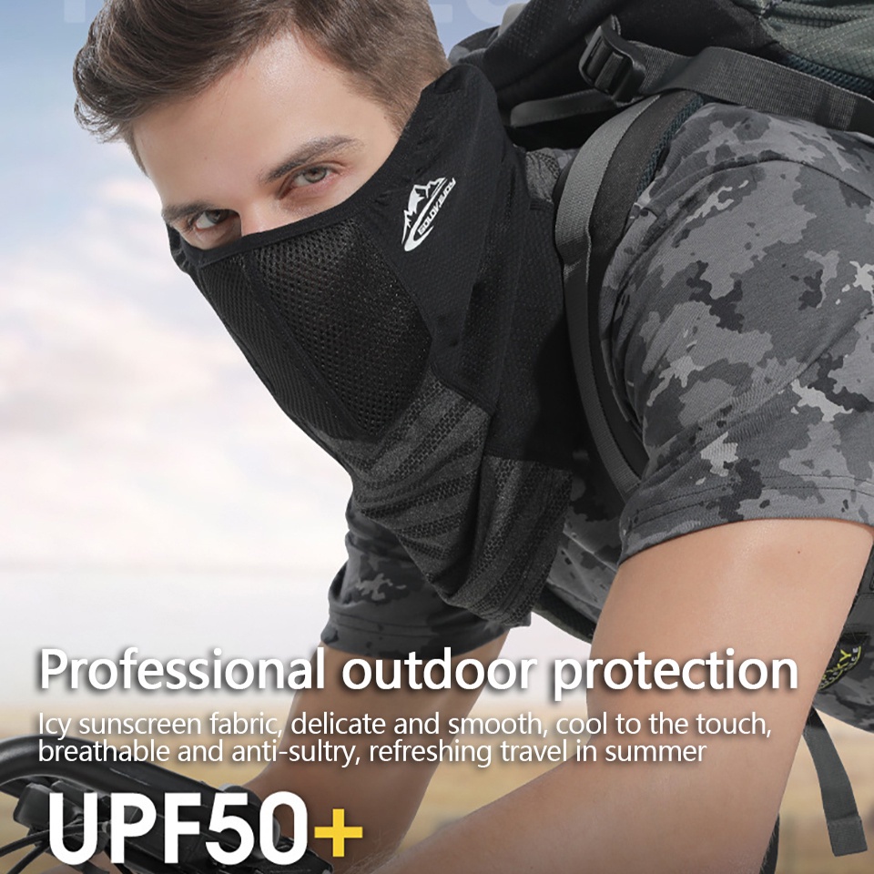 Khẩu Trang Che Mặt Chống Tia UV Chắn Gió Thoáng Khí Tiện Dụng