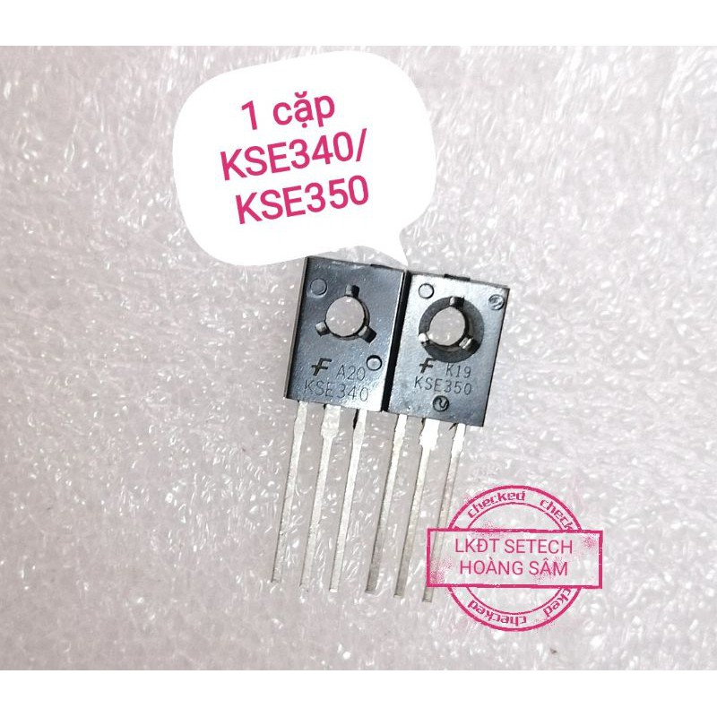 1 cặp transistor sò công suất KSE340 KSE350 PNP TO-126 khuyếch đại âm thanh