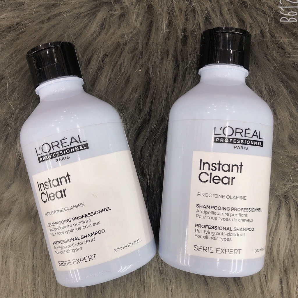 ( Mẫu mới nhất ) Dầu gội dành cho tóc gàu Instant Clear LOreal 300ml ( hàng chính hãng )